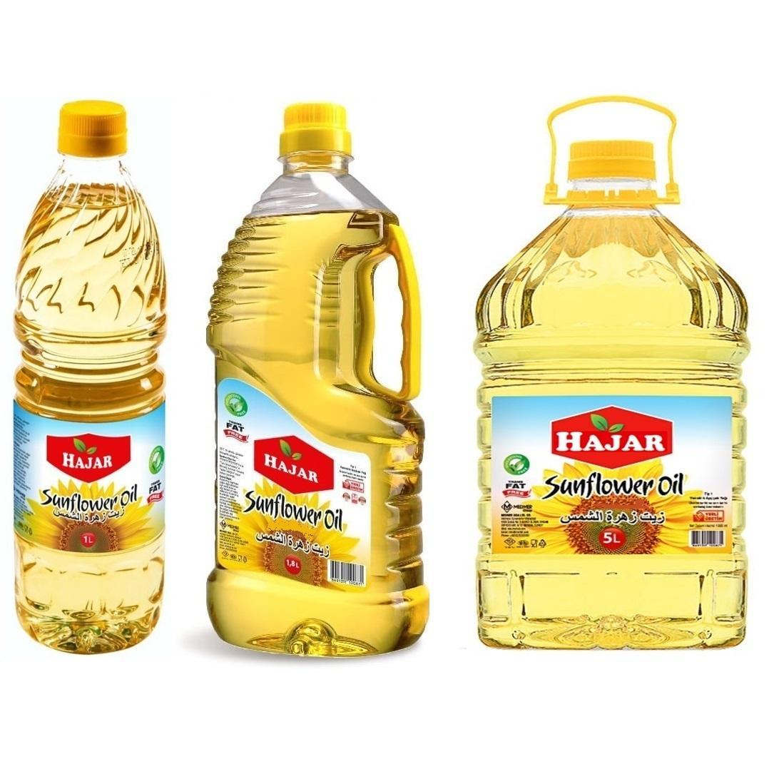 Edible oil PET bottle with ergonomic handle
