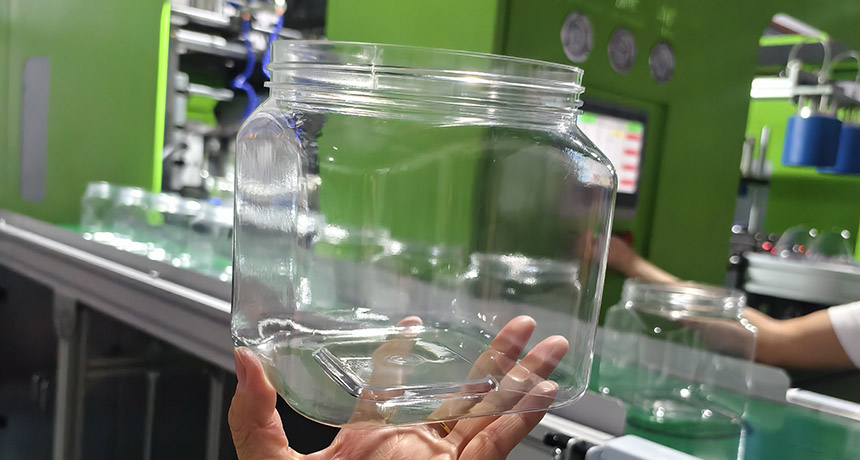 Wide-Neck PET Jars Production by YUSHUN MACHINE